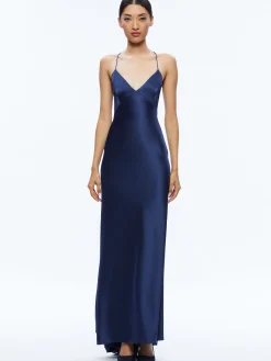 MONTANA LACE UP BACK MAXI GOWN