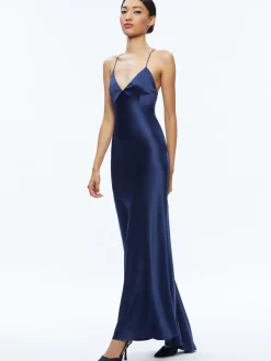 MONTANA LACE UP BACK MAXI GOWN