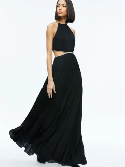 MYRTICE EMBELLISHED CUT OUT MAXI DRESS