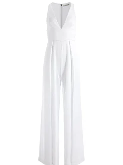 MYRTLE DEEP V-NECK WIDE LEG JUMPSUIT