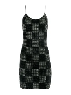NELLE EMBELLISHED MINI DRESS