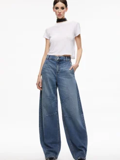 PARKER LOW RISE BALLOON LEG JEAN