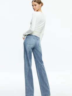 PERCY CREWNECK RUCHED CROPPED TOP