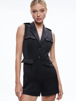 PHILLIS UTILITY SLEEVELESS ROMPER