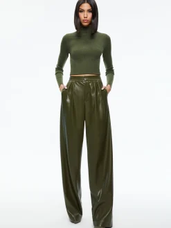 POMPEY VEGAN LEATHER PANT