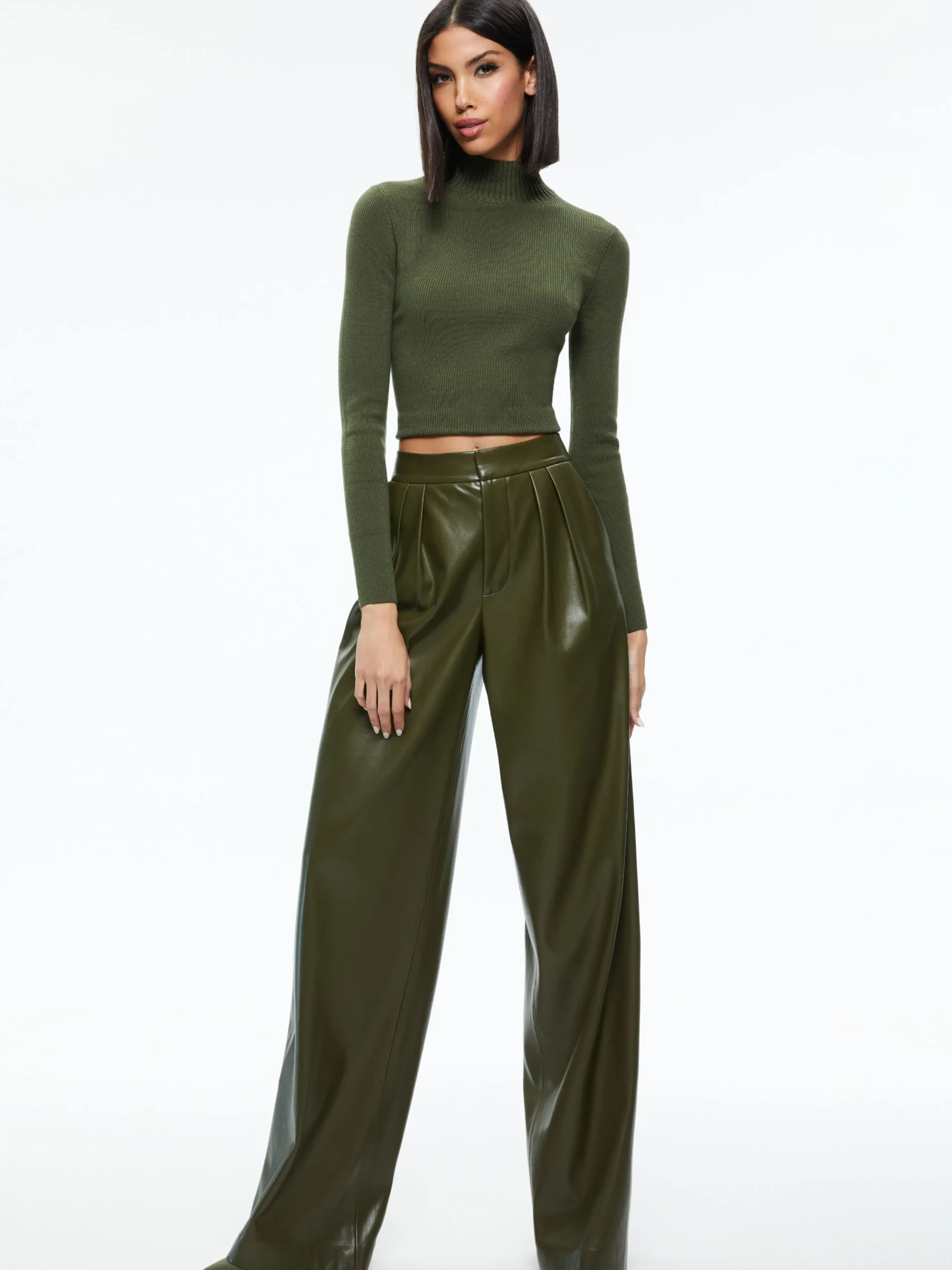 POMPEY VEGAN LEATHER PANT