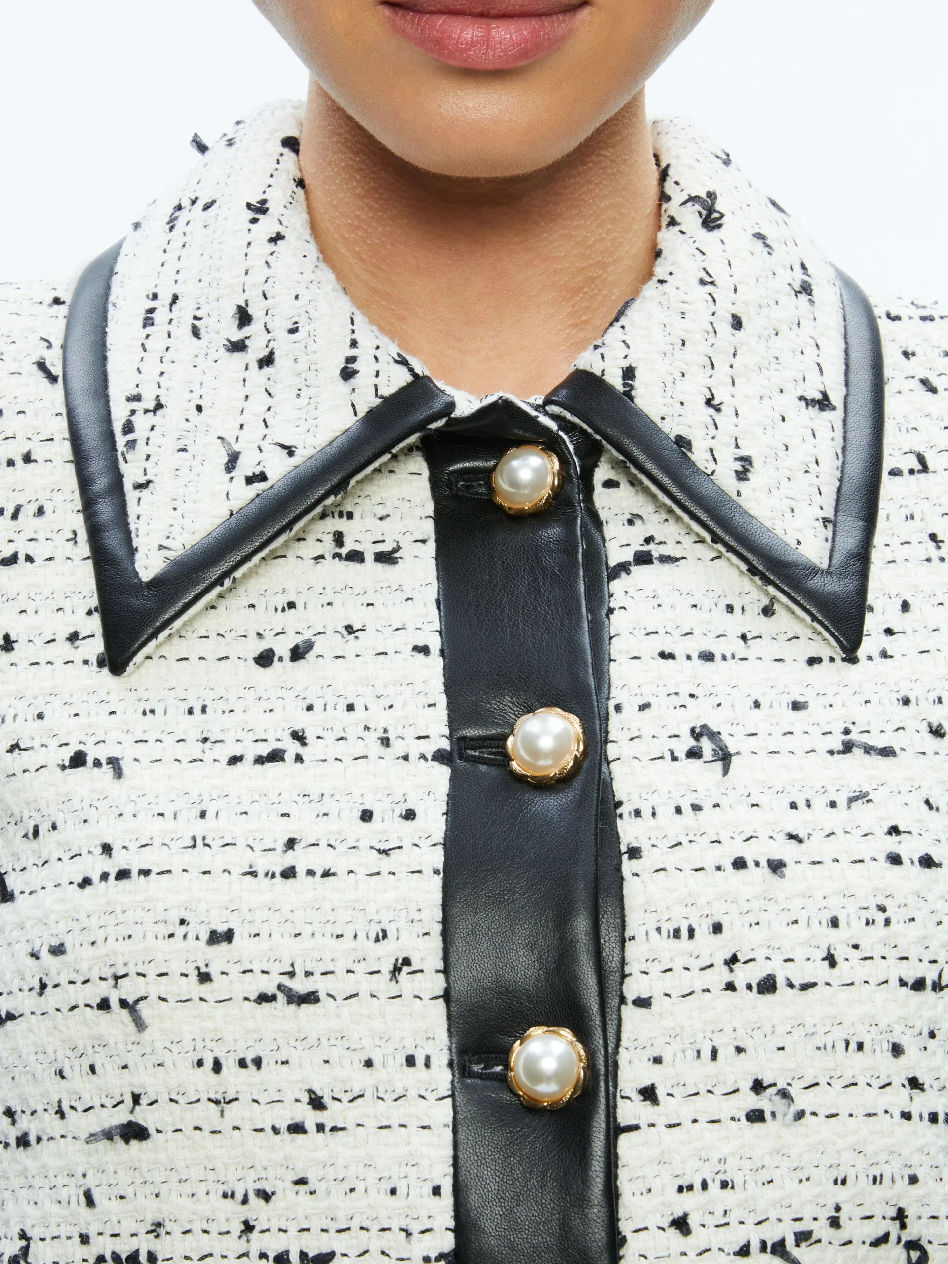 RENAE CROPPED VEGAN LEATHER JACKET