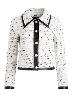 RENAE CROPPED VEGAN LEATHER JACKET