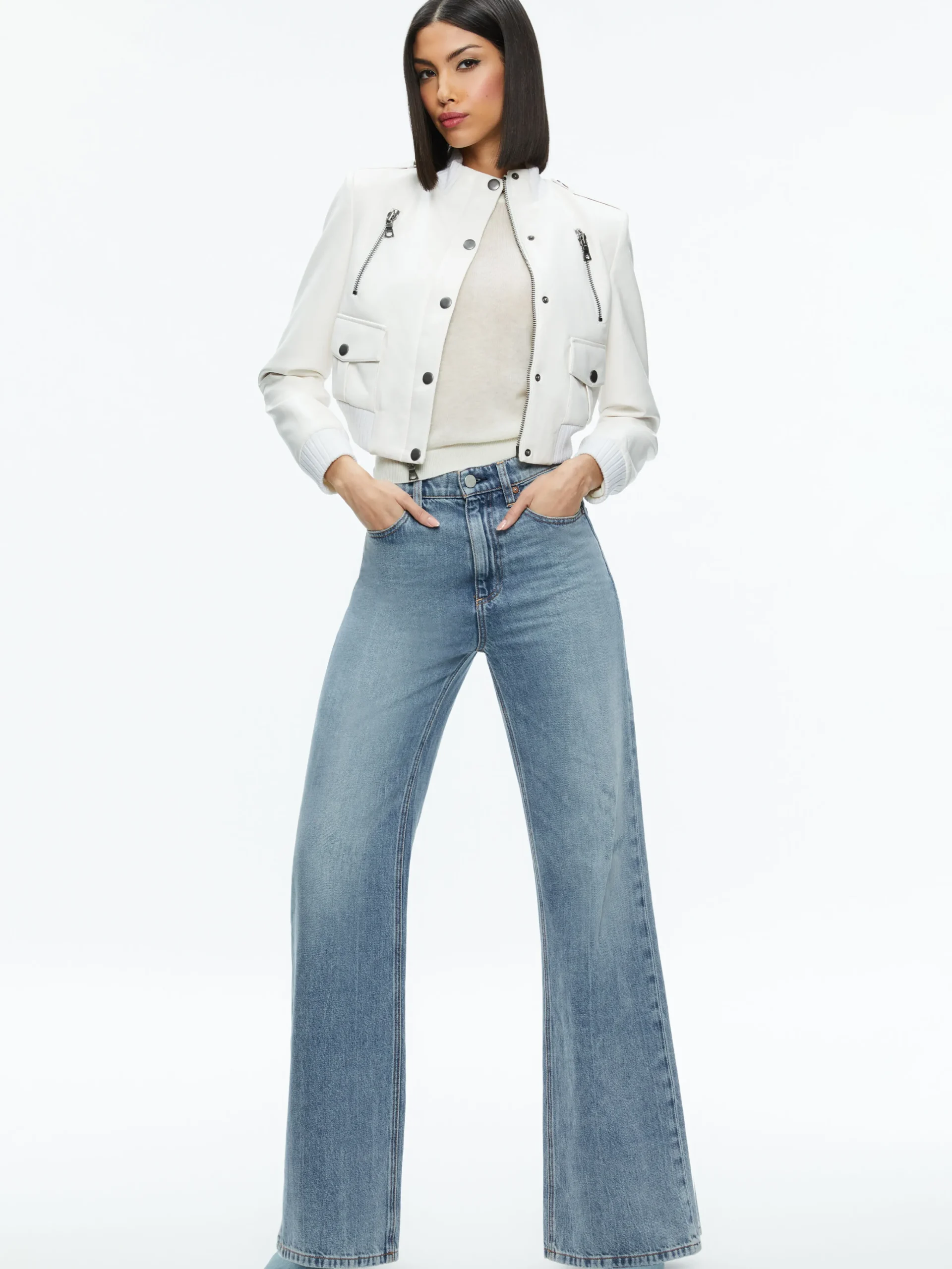 RIA VEGAN LEATHER MOTO JACKET