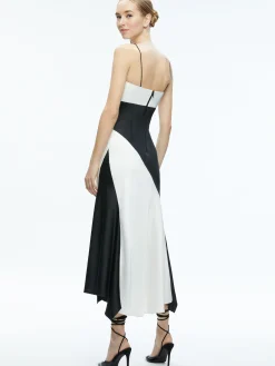 ROSA ASYMMETRICAL SLIP DRESS