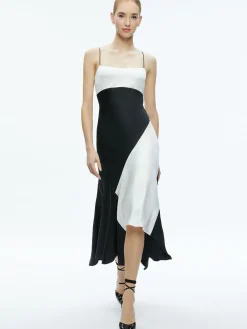 ROSA ASYMMETRICAL SLIP DRESS