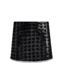 RUBI SEQUIN TWEED MINI SKIRT