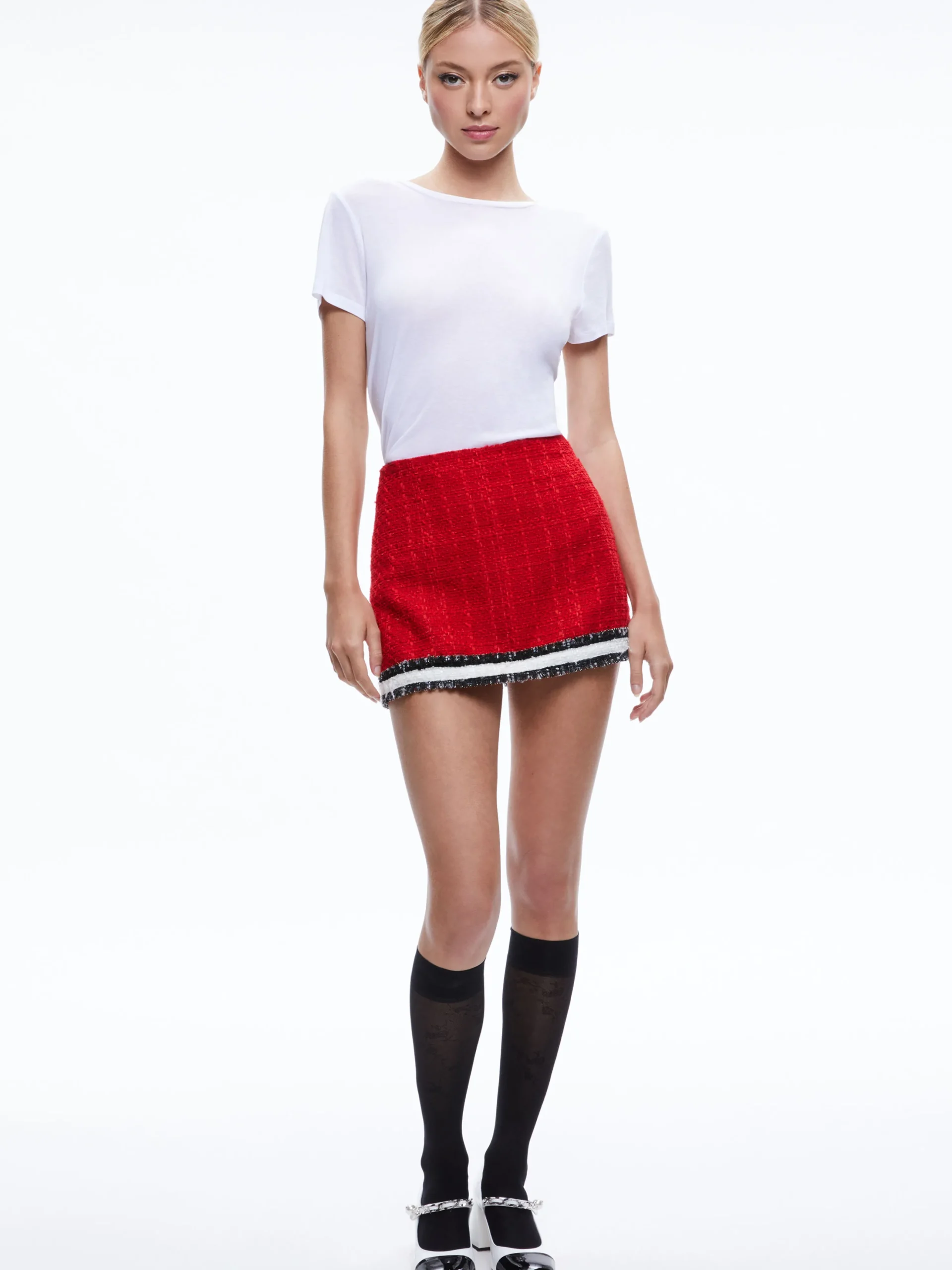 RUBI TWEED MINI SKIRT