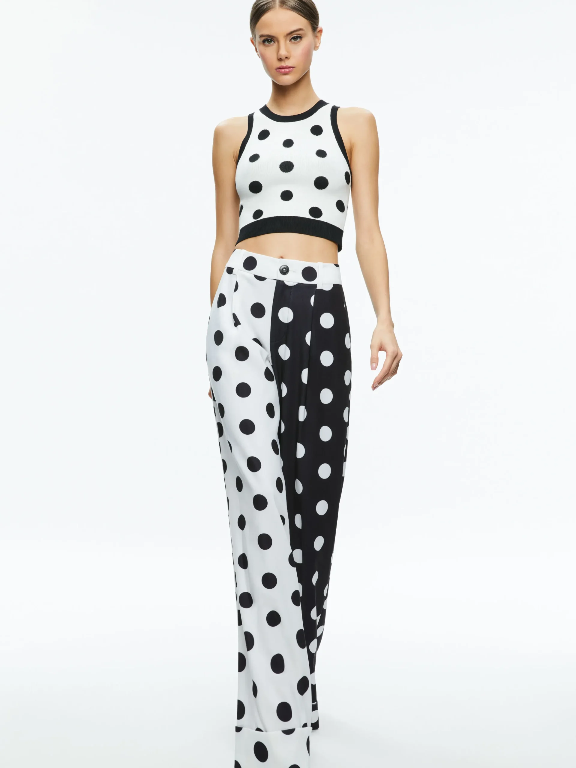 RYDEL CROPPED TANK + TOMASA HIGH RISE PANT