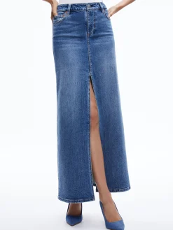 RYE DENIM MAXI SKIRT