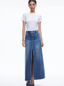 RYE DENIM MAXI SKIRT