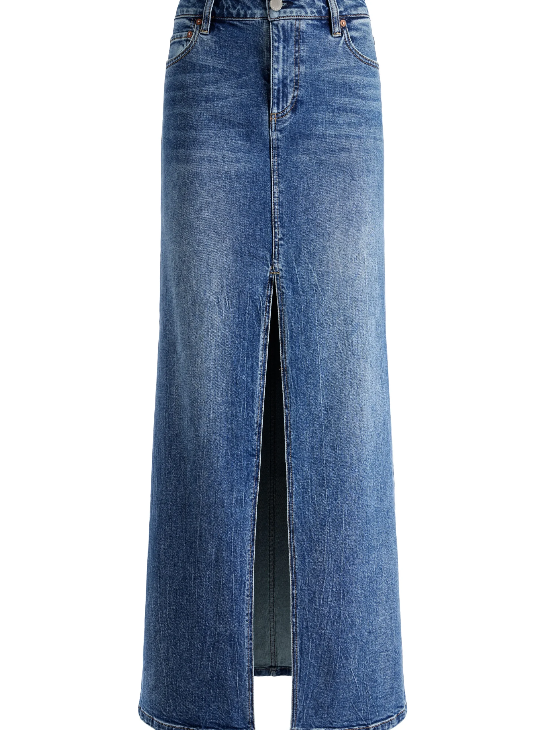 RYE DENIM MAXI SKIRT