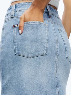 RYE MIDI DENIM SKIRT