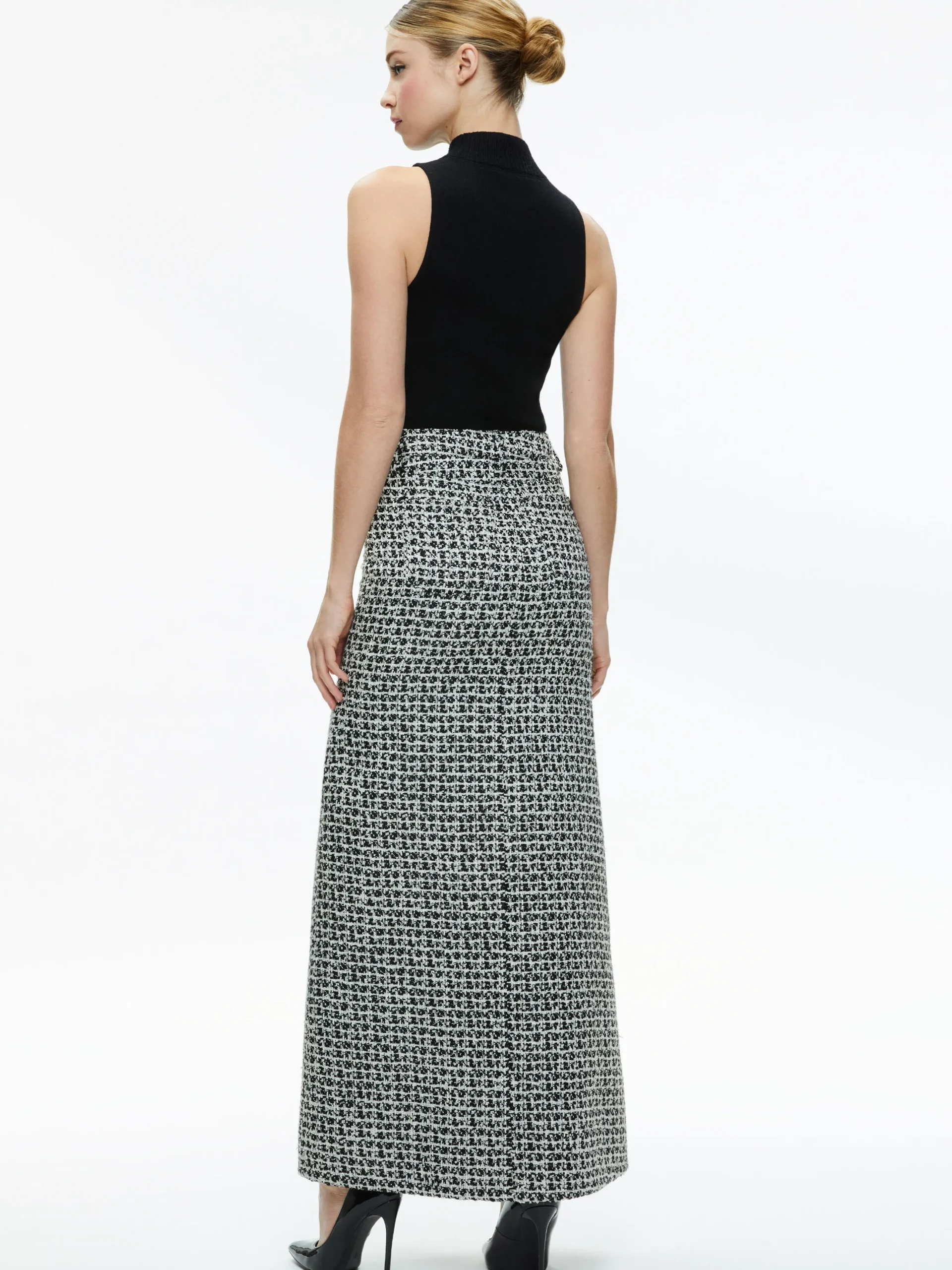 RYE TWEED MAXI SKIRT