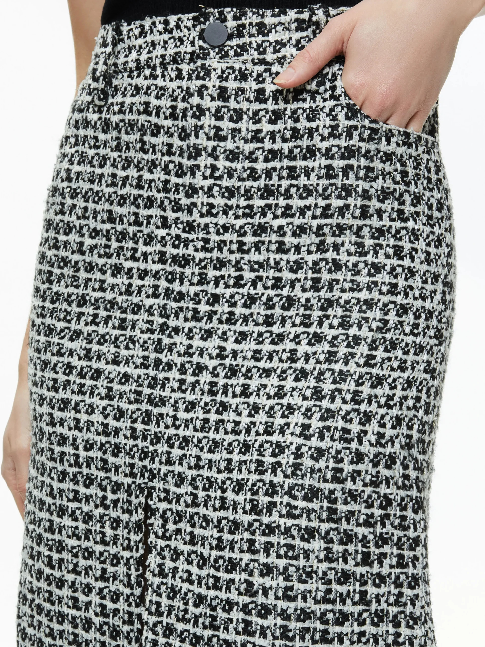 RYE TWEED MAXI SKIRT