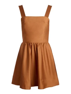 SAIGE TIE BACK MINI DRESS