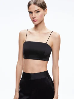 SASHA THIN STRAP CROP TOP