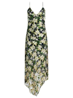 SHAWNA ASYMMETRICAL SLIP DRES