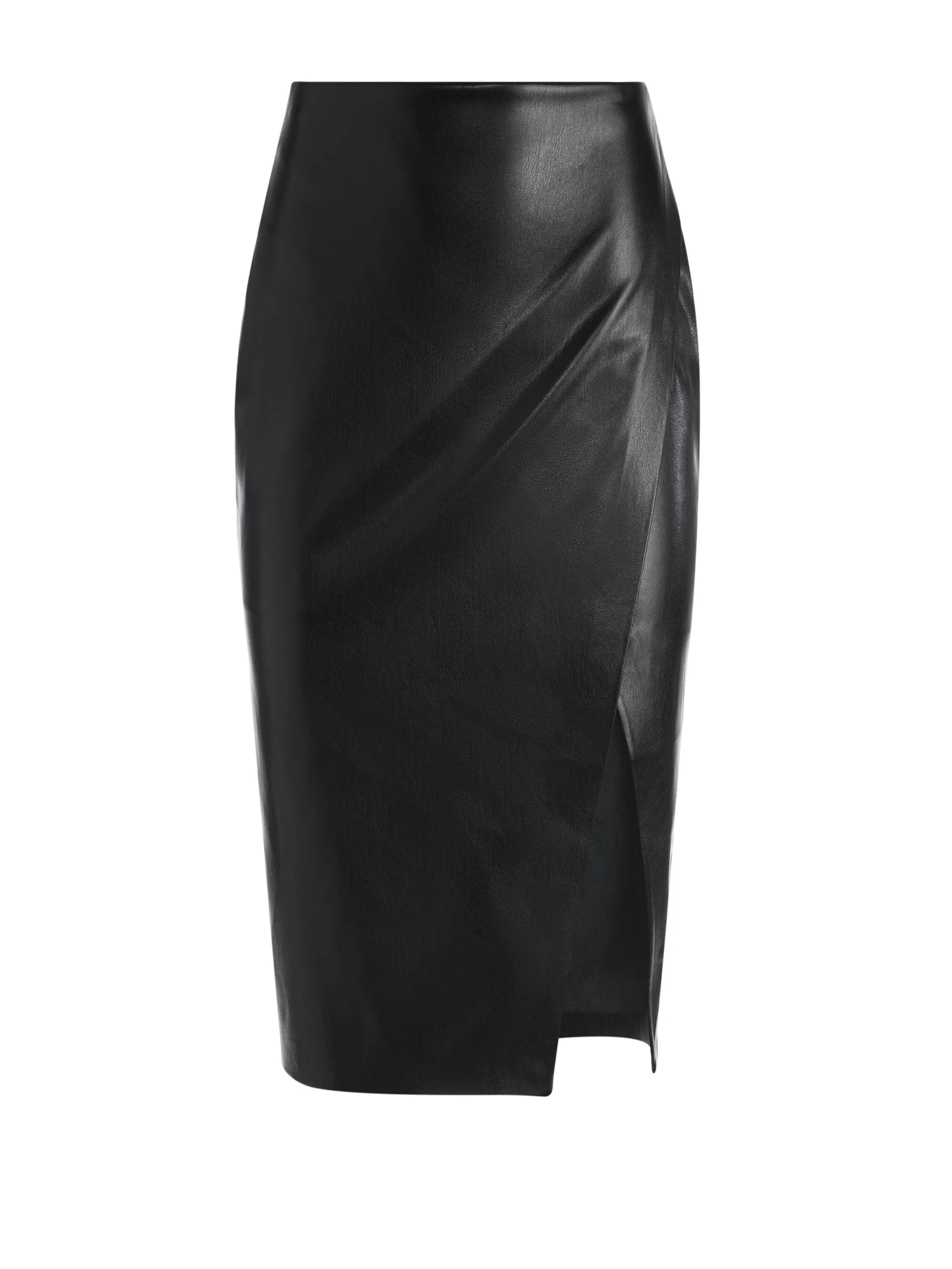 SIOBHAN FRONT WRAP MIDI SKIRT