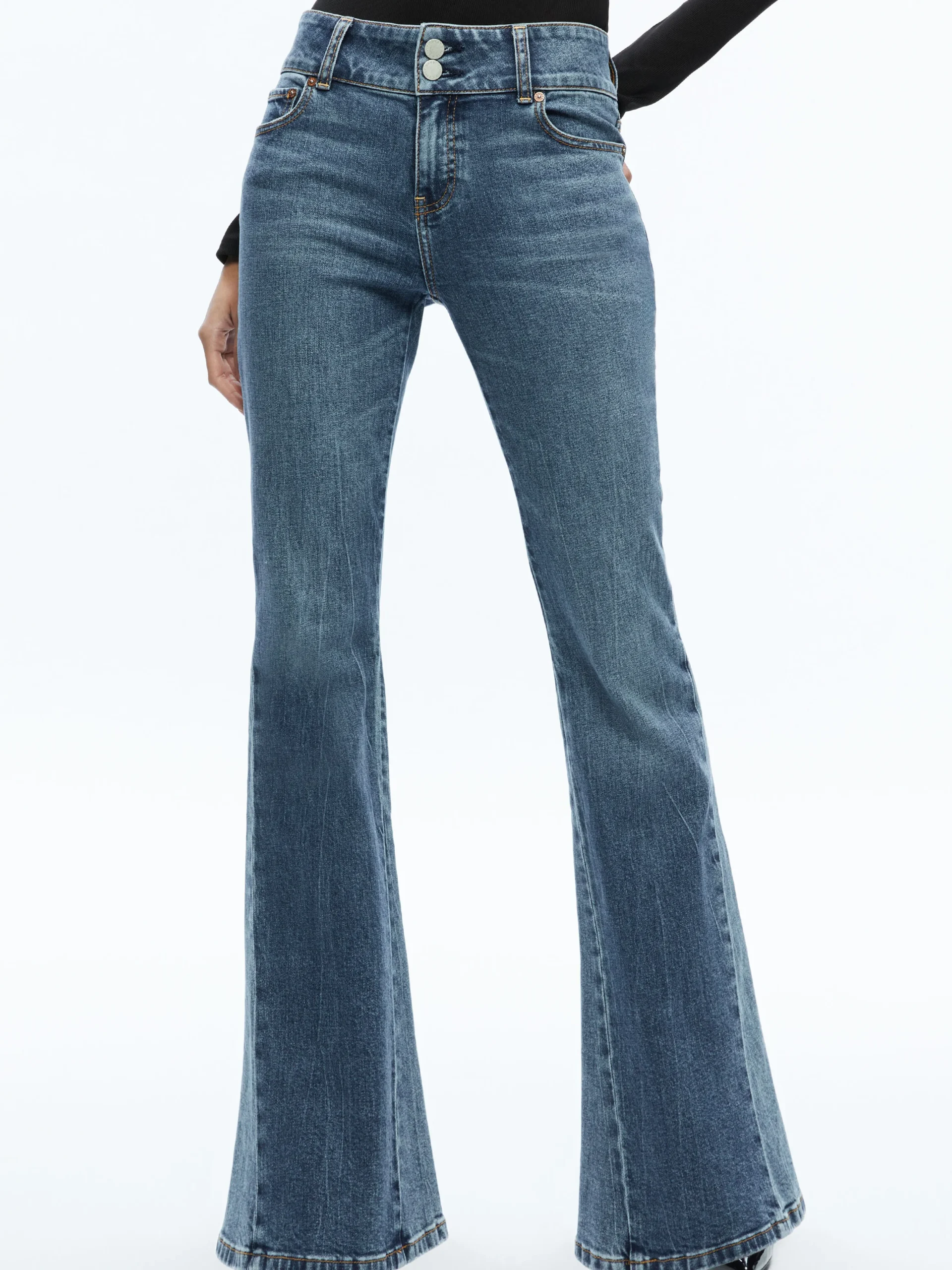 STACEY GODET BELL FLARE JEAN