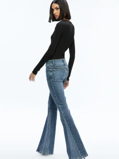 STACEY GODET BELL FLARE JEAN