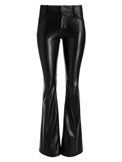STACEY VEGAN LEATHER BELL BOTTOM