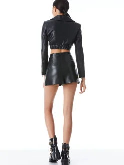 STEFFIE VEGAN LEATHER SHORT