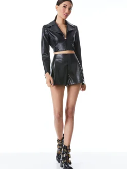 STEFFIE VEGAN LEATHER SHORT