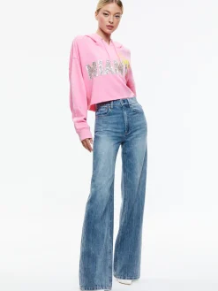 SUNNY BOXY CROPPED HOODIE
