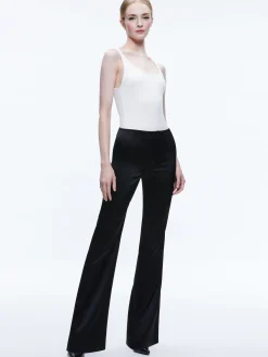 TEENY SATIN BOOTCUT PANT