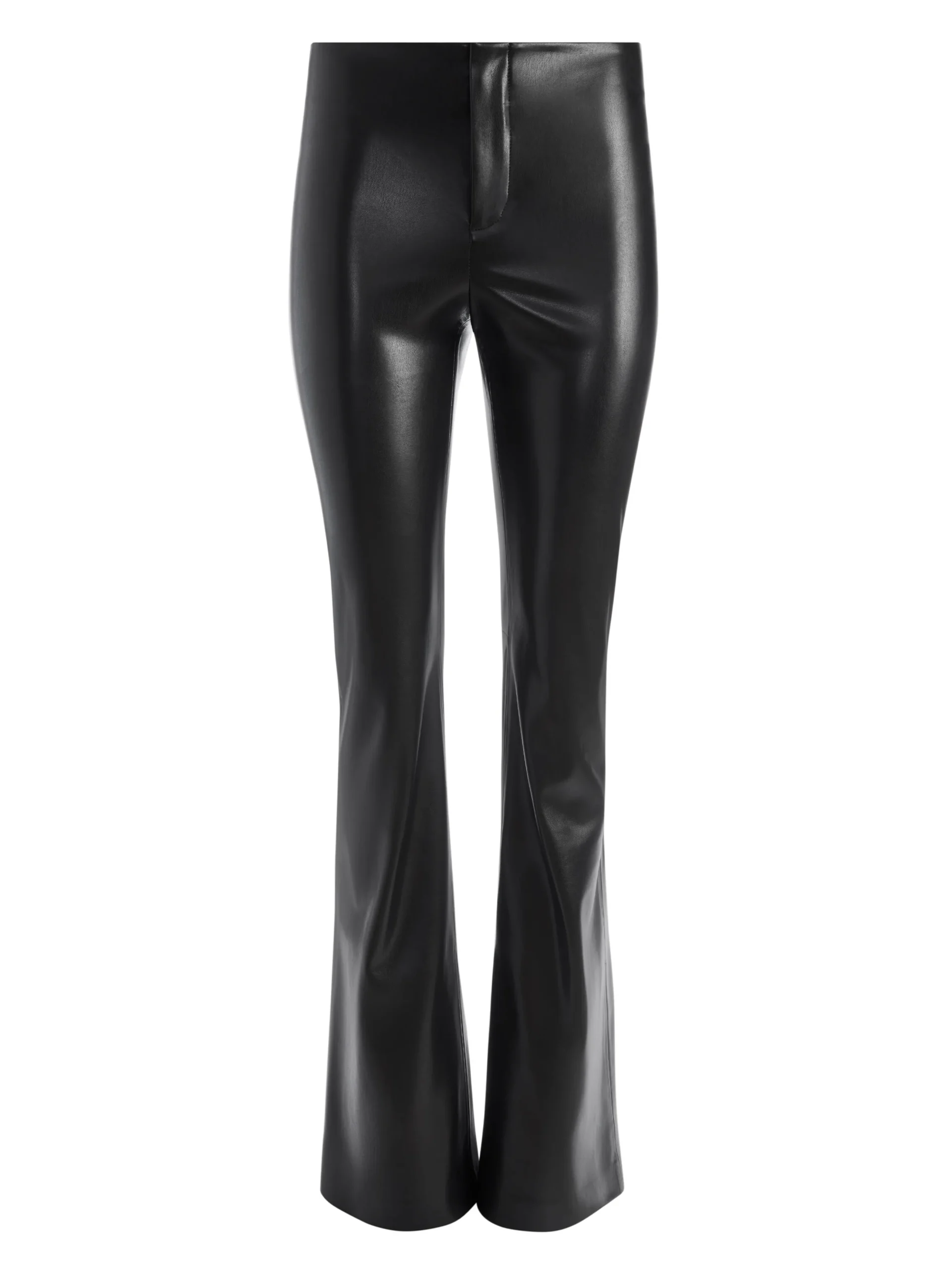 TEENY VEGAN LEATHER FLARE PANT