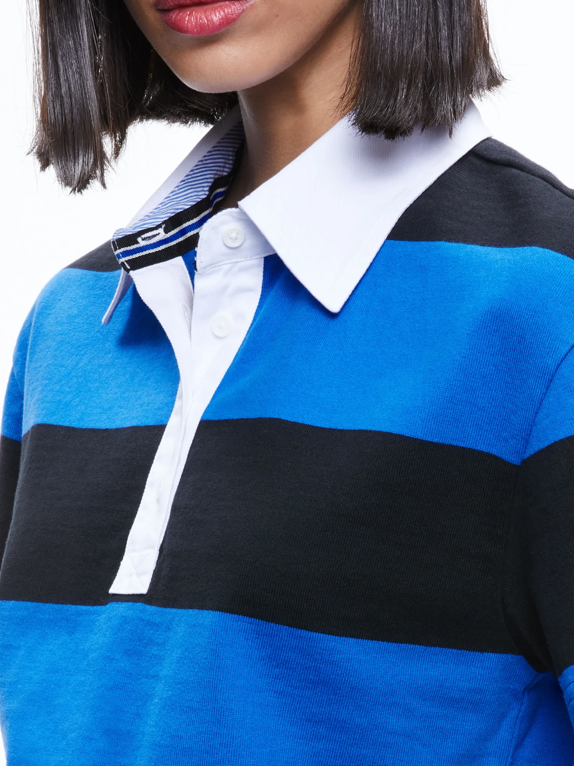 TREVA CROPPED POLO SHIRT