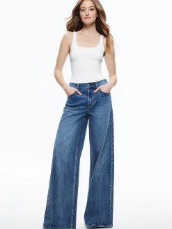 TRISH MID RISE BAGGY JEAN