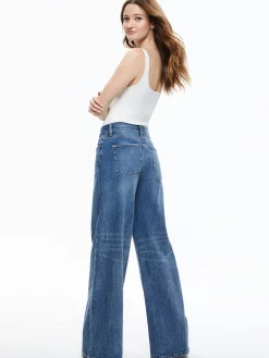 TRISH MID RISE BAGGY JEAN