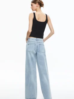 TRISH MID RISE BAGGY JEAN