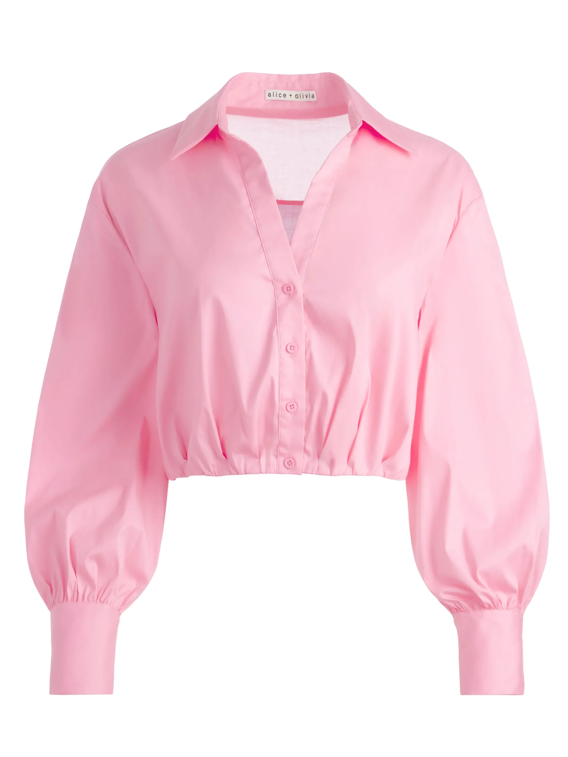 TRUDY CROPPED BUTTON DOWN