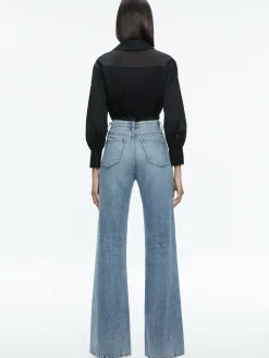 TRUDY CROPPED BUTTON DOWN