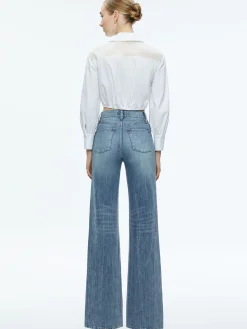 TRUDY CROPPED BUTTON DOWN