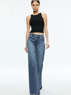 VAL CRYSTAL FRINGE CUTOUT TANK