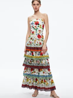 VALENCIA SPAGHETTI STRAP MAXI DRESS
