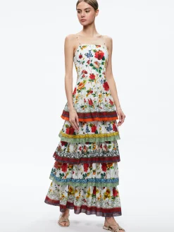 VALENCIA SPAGHETTI STRAP MAXI DRESS