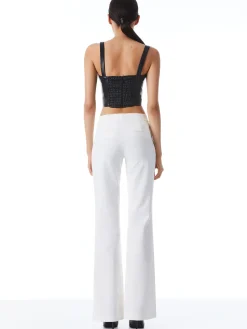WALKER SLIM FRONT SLIT PANTS