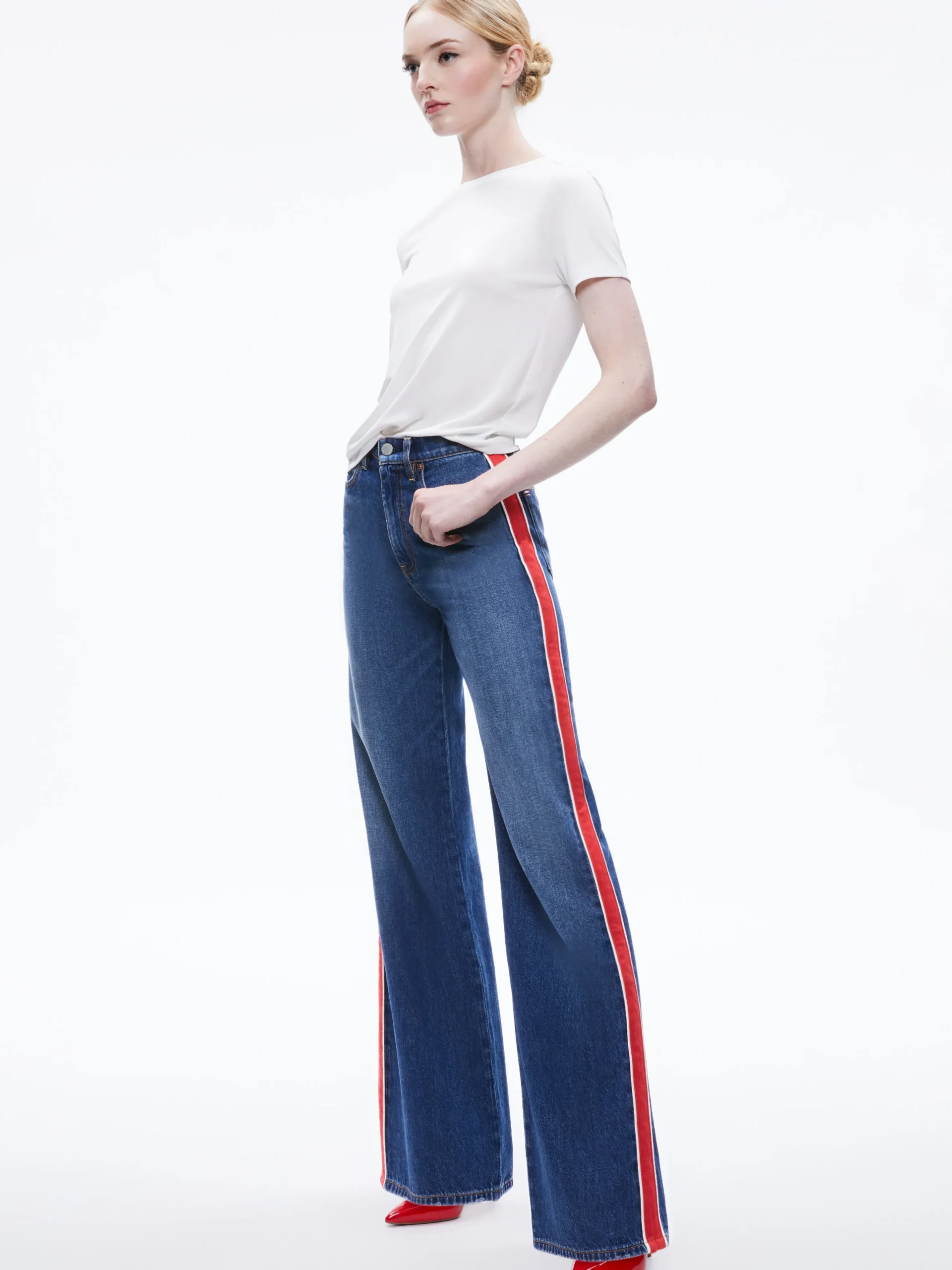 WEEZY SIDE STRIPE JEAN