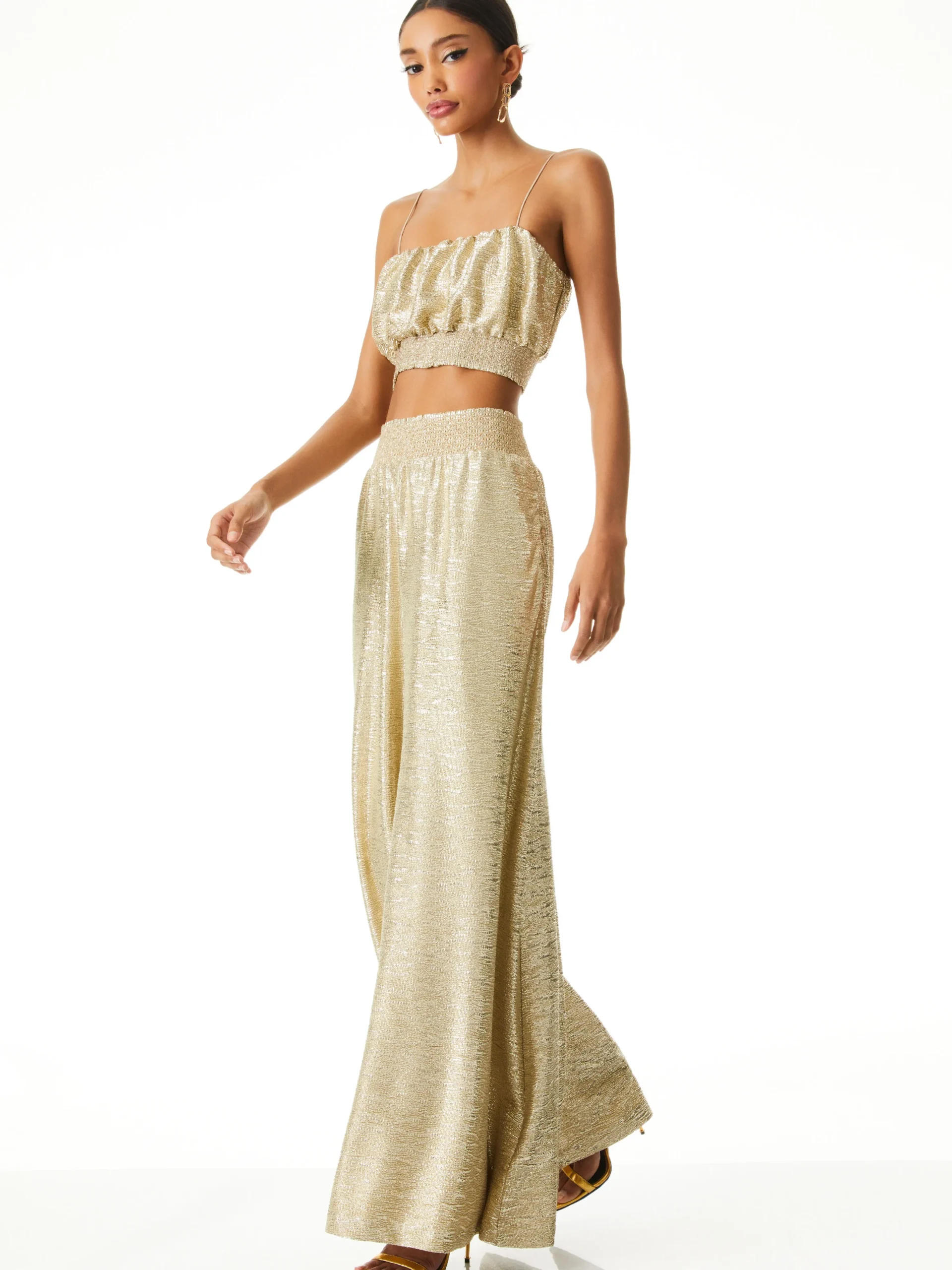 WENDEE RUCHED CROP TOP