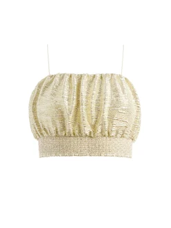 WENDEE RUCHED CROP TOP